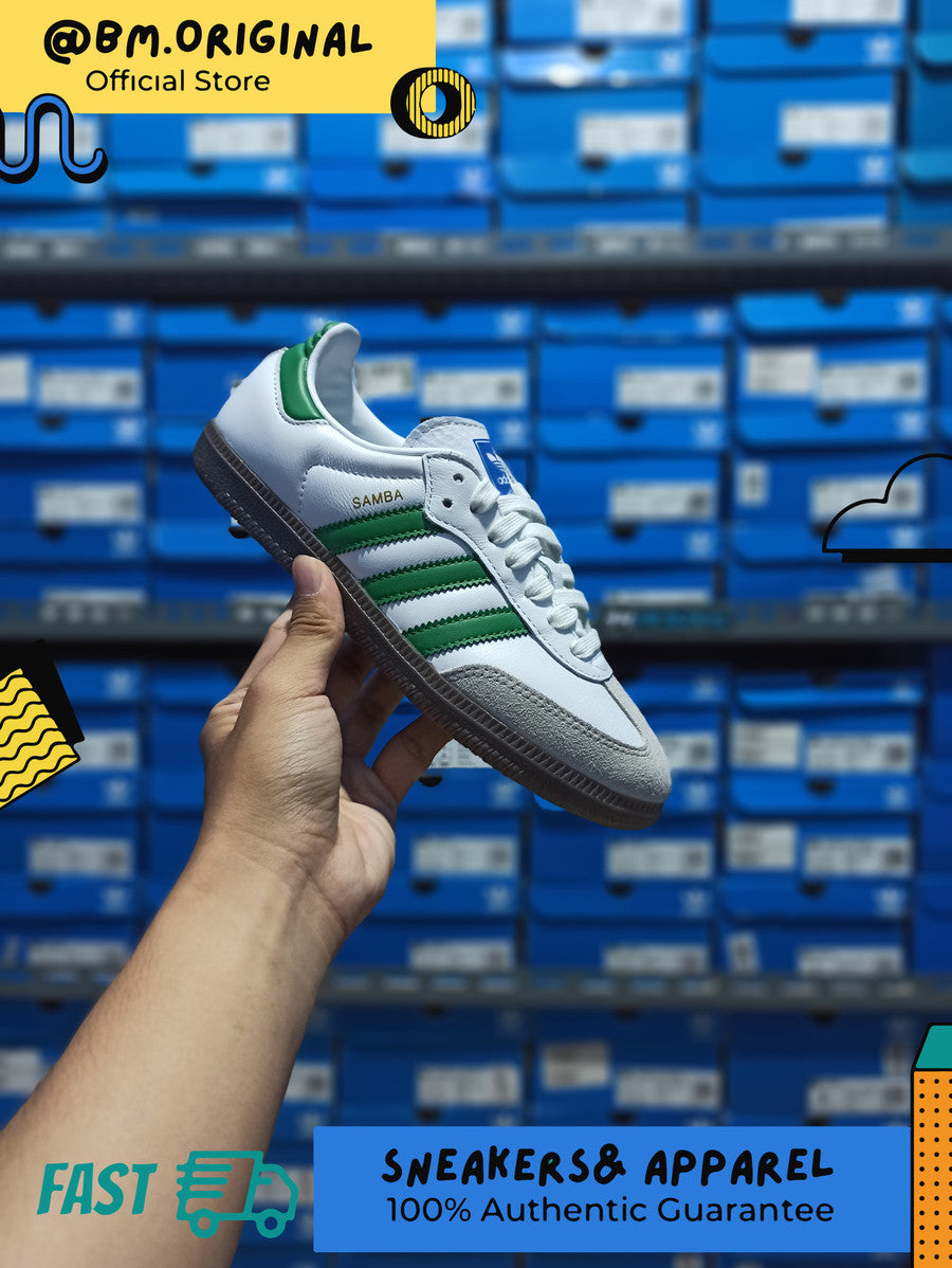 Adidas Samba OG White Green Gum IG1024