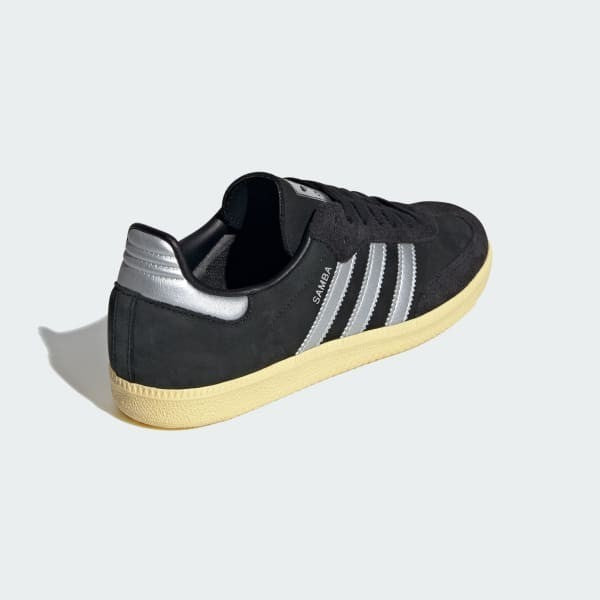 Adidas Samba OG Core Black Matte Silver Almost Yellow IE8128