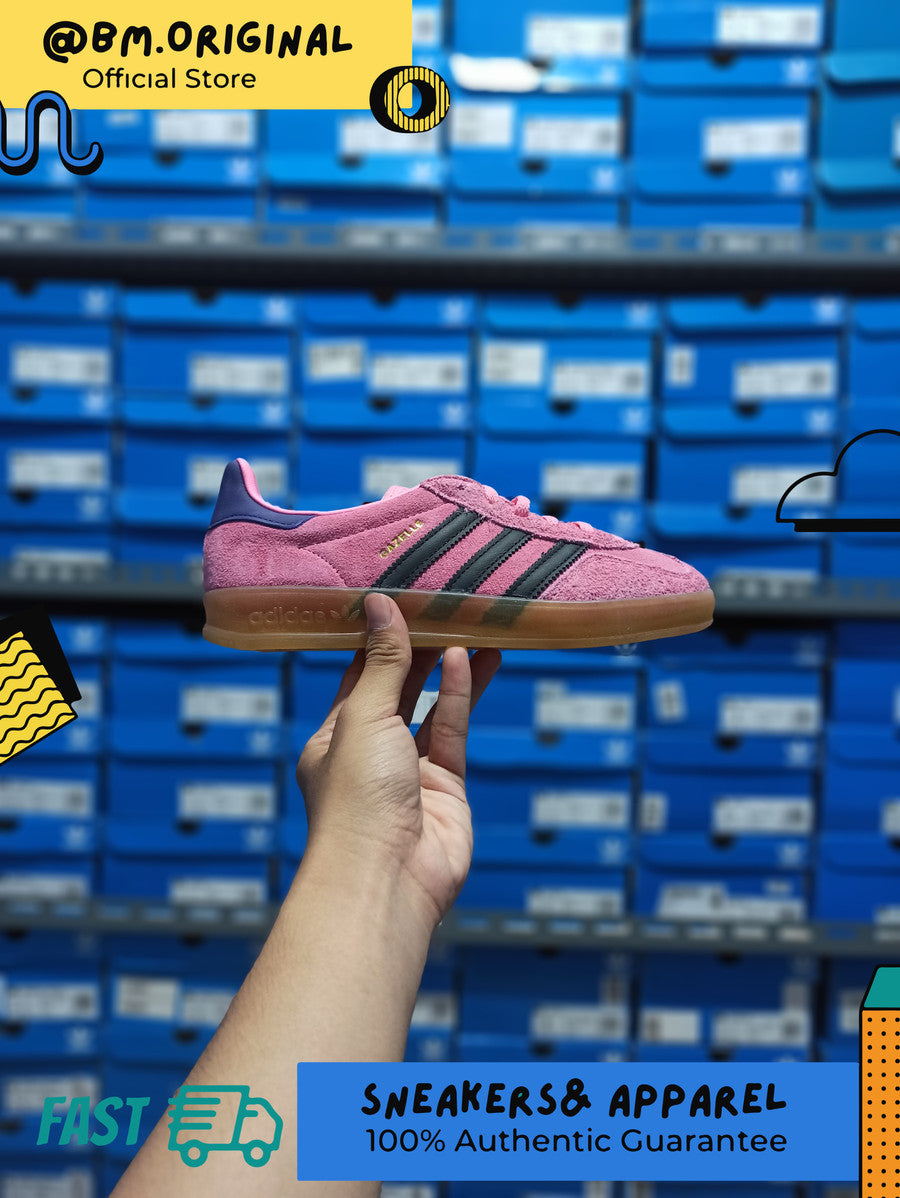 Adidas Gazelle Indoor Bliss Pink Core Black Collegiate Purple IE7002