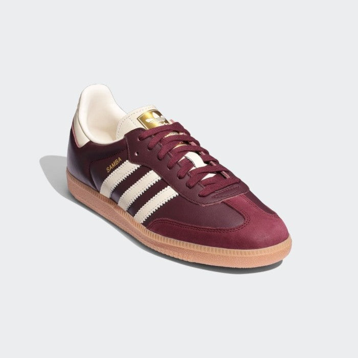 Adidas Samba OG Maroon Cream White Gold Metallic ID0477