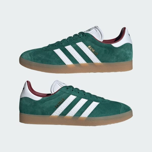 Adidas Gazelle Collegiate Green Cloud White Burgundy IF1016