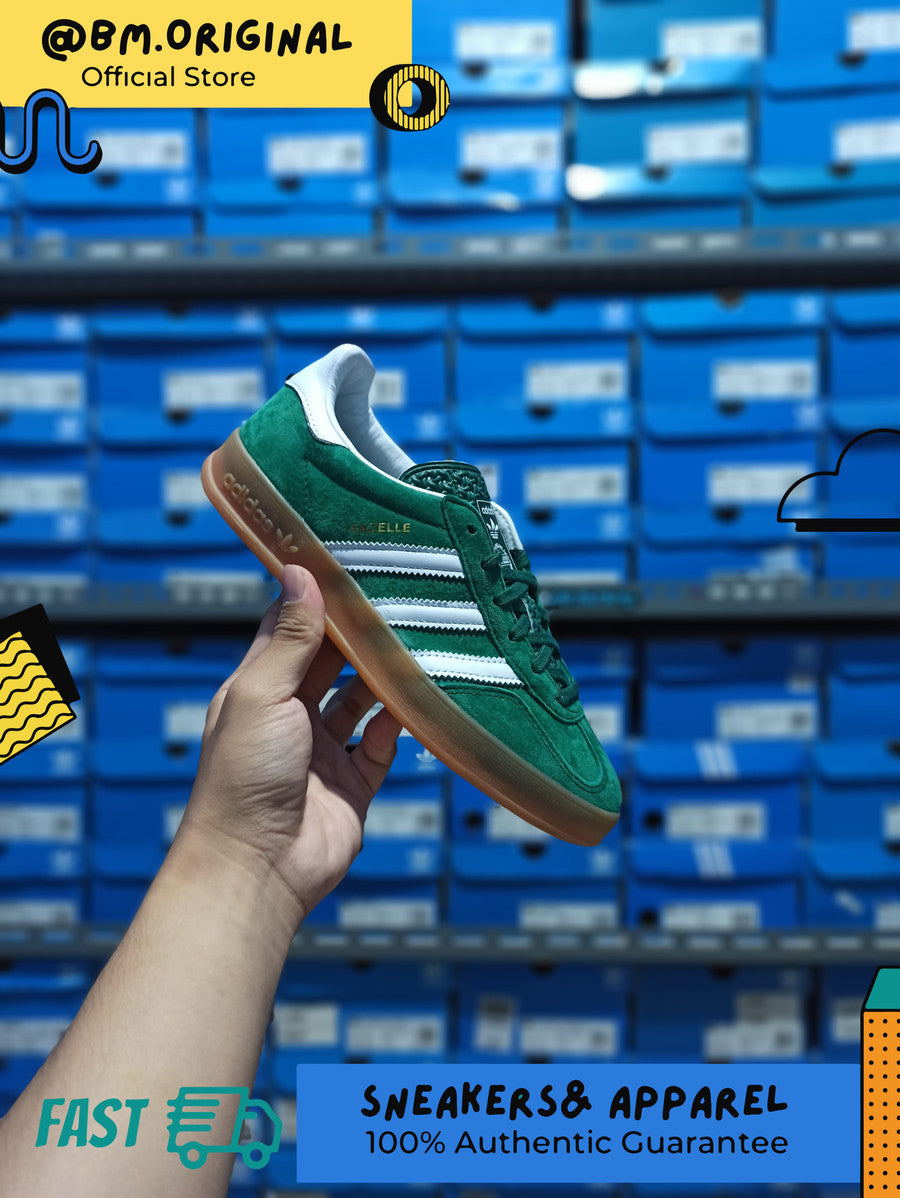 Adidas Gazelle Indoor Green Collegiate Green Cloud White Gum IG1596