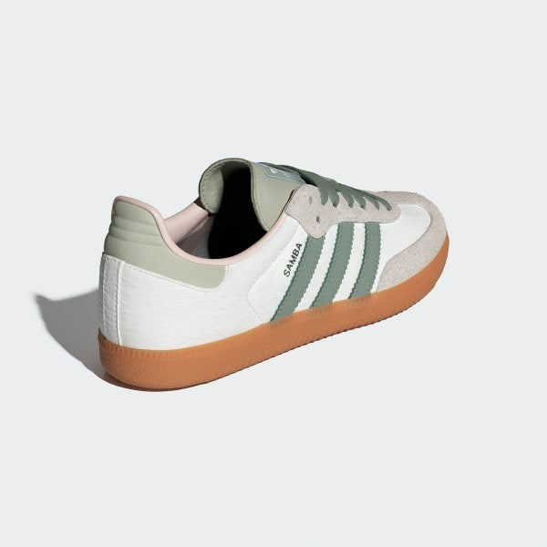 Adidas Samba OG Cloud White Silver Green Putty Mauve ID0492