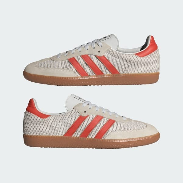 Adidas Samba OG Crystal White Preloved Red Gum IG1380