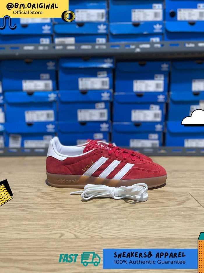 Adidas Gazelle Indoor Better Scarlet Cloud White Gum JI2063