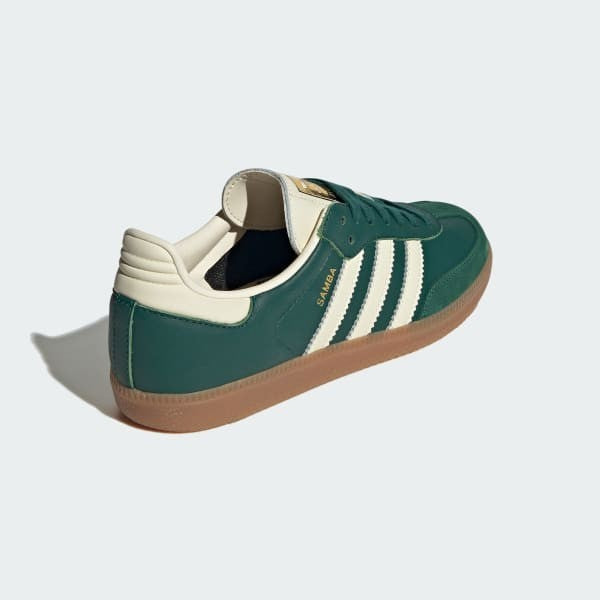 Adidas Samba OG Collegiate Green Cream White Gold Metallic IE0872