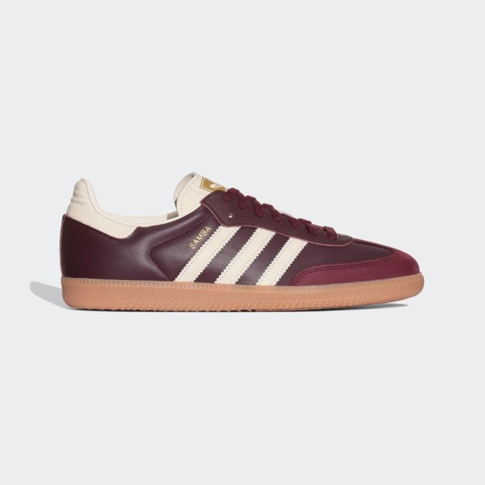 Adidas Samba OG Maroon Cream White Gold Metallic ID0477