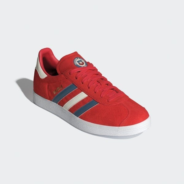 Adidas Gazelle x Chile Glory Red Altered Blue Off White IF6827