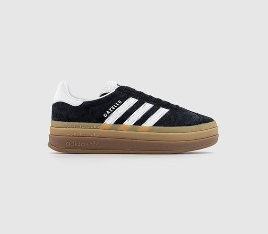 Adidas Gazelle Bold Black White Gum IE0876