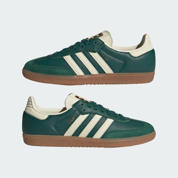 Adidas Samba OG Collegiate Green Cream White Gold Metallic IE0872