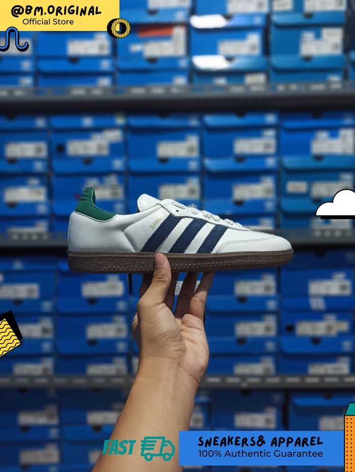 Adidas Samba OG Cloud White Collegiate Green Active IH4882