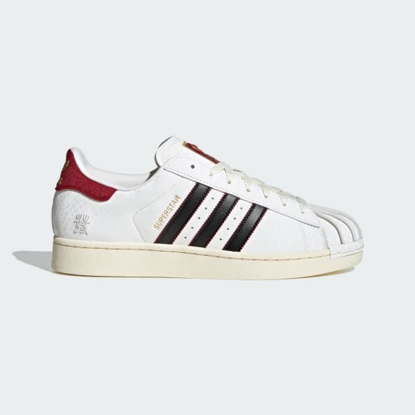 Adidas Superstar Cloud White Core Black Active Maroon JR8036