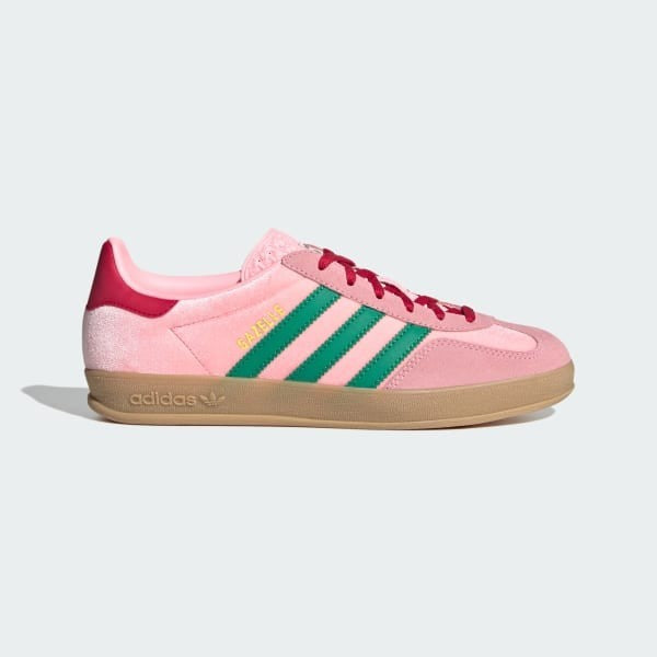 Adidas Gazelle Indoor Court Green Glow Pink Gum JI2713