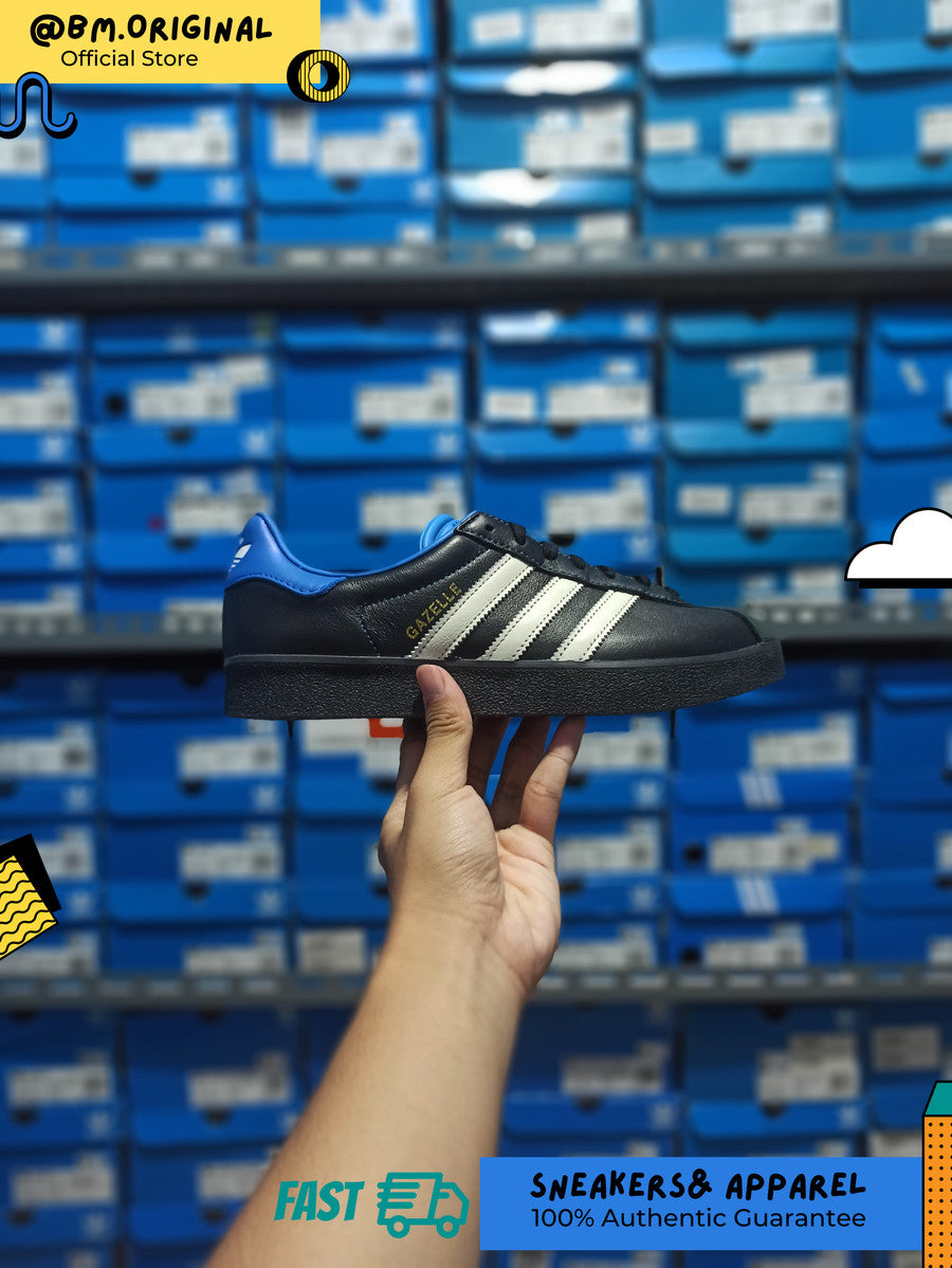 Adidas Gazelle 85 Core Black Blue Bird Core White IG1729