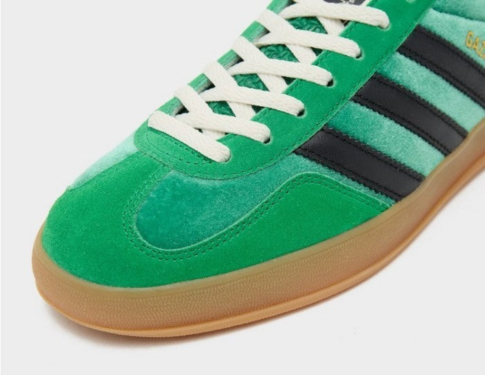 Adidas Gazelle Indoor Velour Green Yellow Black Gum IH3309