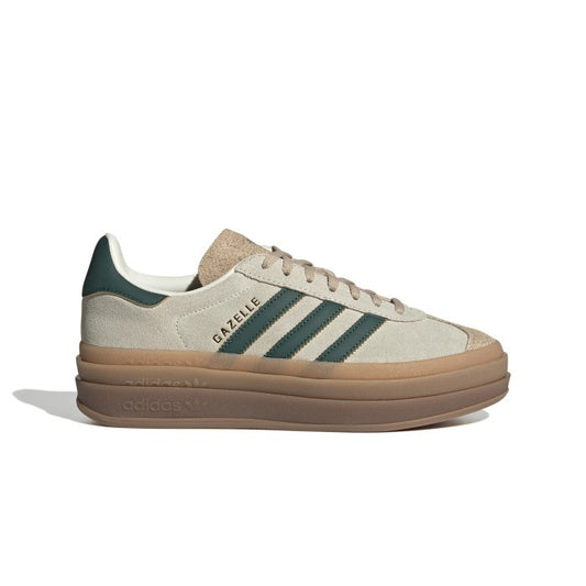 Adidas Gazelle Bold Cream White Collegiate Green Magic Beige ID7056