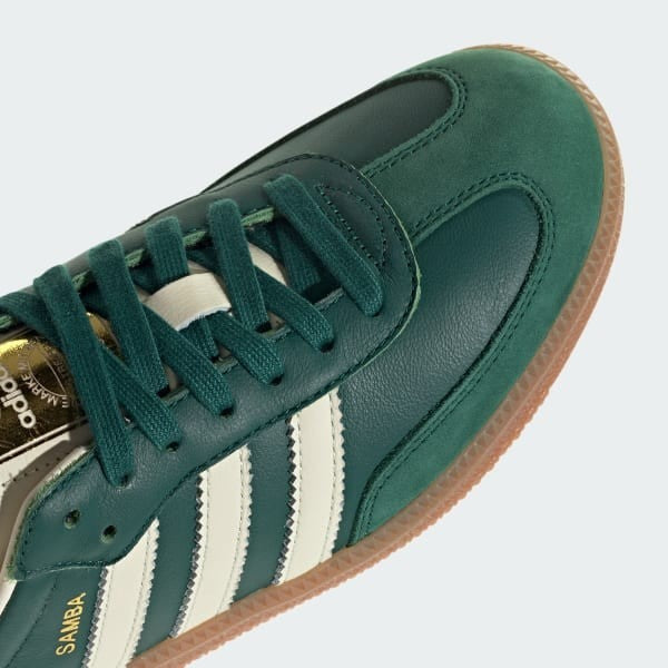 Adidas Samba OG Collegiate Green Cream White Gold Metallic IE0872