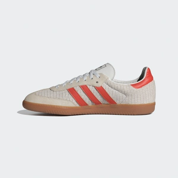 Adidas Samba OG Crystal White Preloved Red Gum IG1380