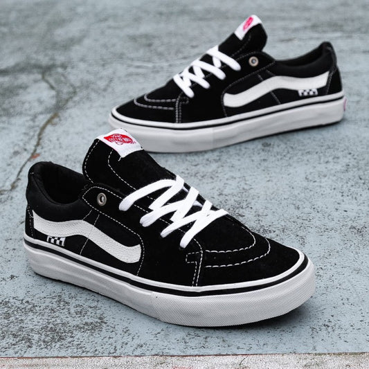 Vans Sk8 Low Pro Skateboarding Black White