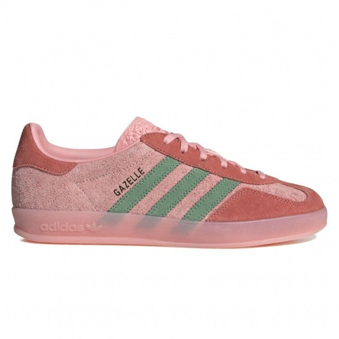 Adidas Gazelle Indoor Semi Pink Spark Preloved Green Preloved Scarlet IG6782