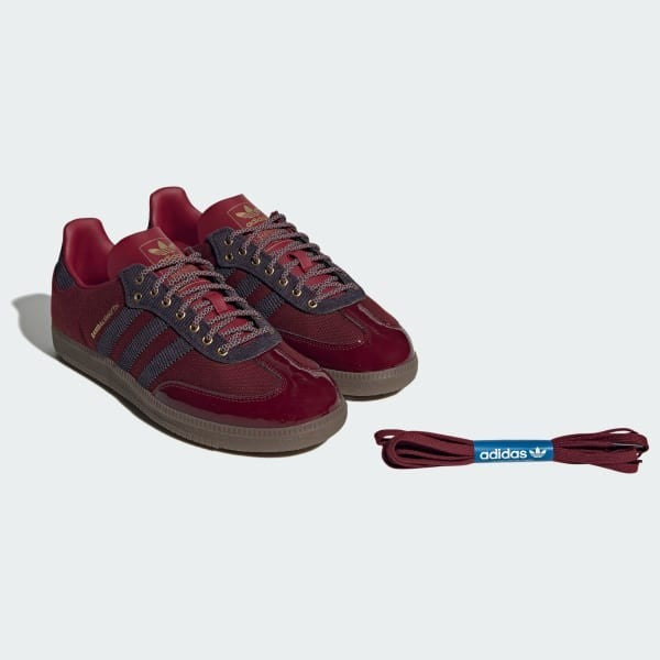 Adidas Samba OG x Alwayth Collegiate Burgundy Auror Black Matte Gold IH5187