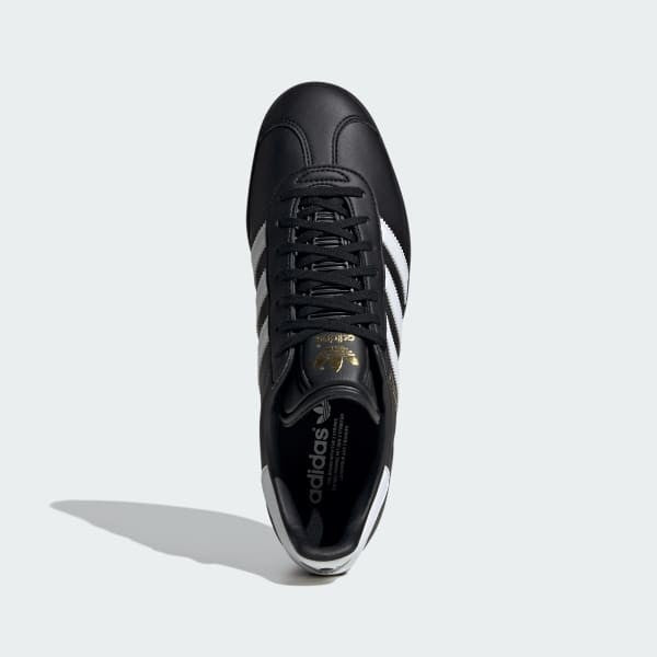 Adidas Gazelle Low Core Black Cloud White Gold Metallic ID6112