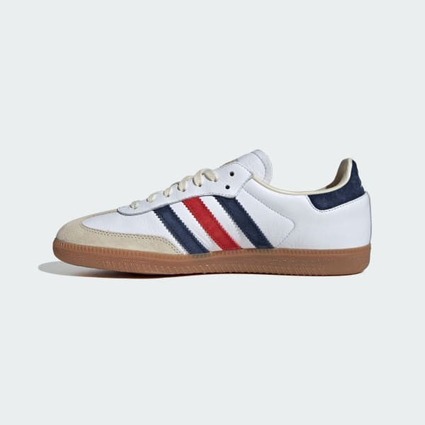 Adidas Samba OG X Sport Rich Cloud White Night Indigo Collegiate Red IH8338