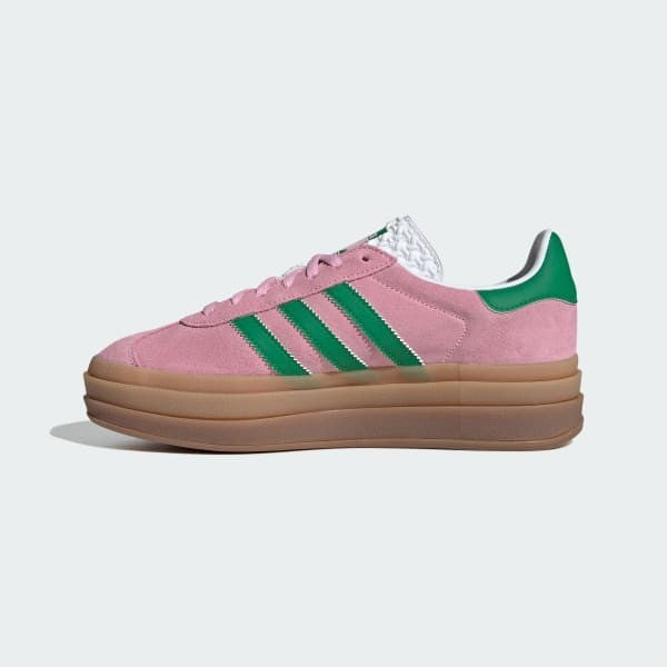 Adidas Gazelle Bold True Pink Green Cloud White IE0420