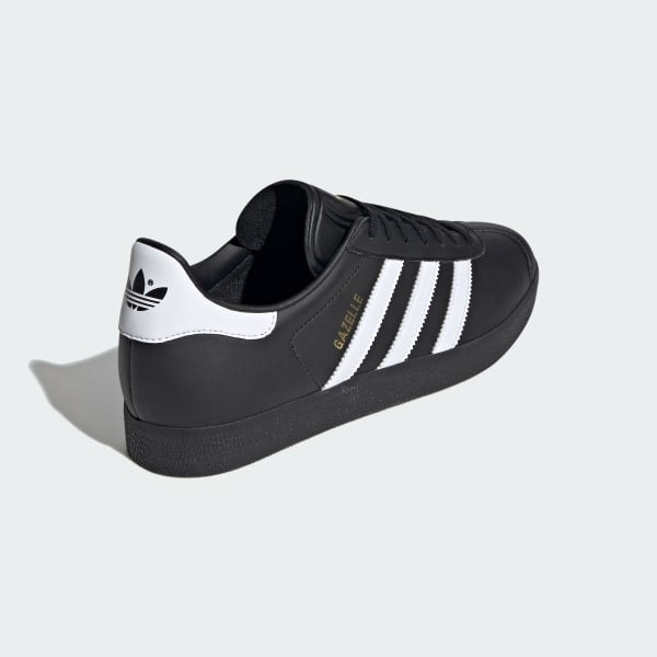 Adidas Gazelle Low Core Black Cloud White Gold Metallic ID6112