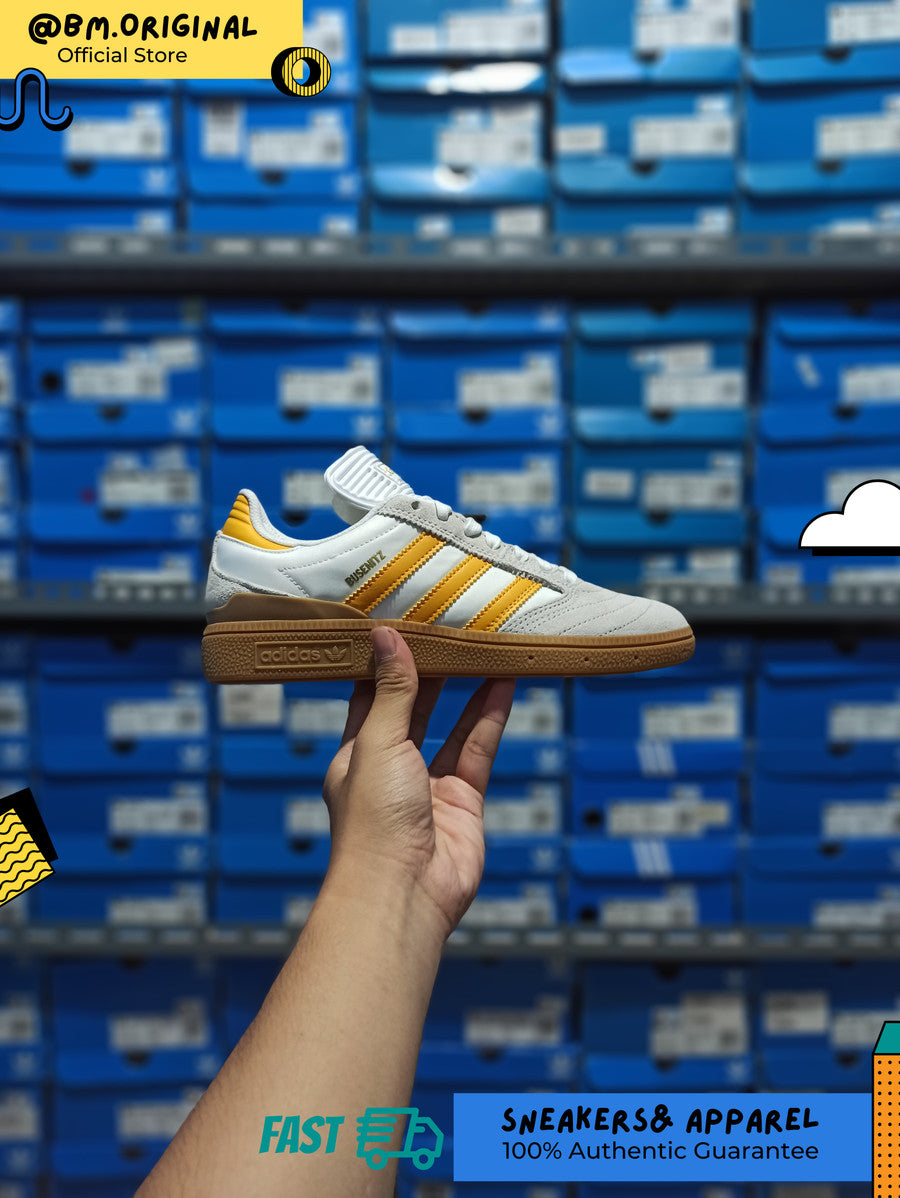 Adidas Busenitz Crystal White Preloved Yellow Gum IG5254