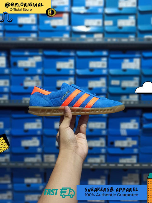 Adidas Hamburg Blue Bird Solar Orange Gum IH5471