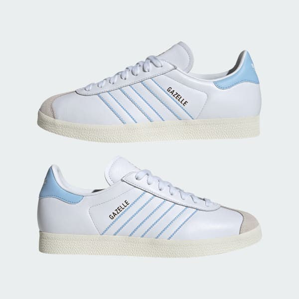 Adidas Gazelle x Argentina Cloud White Glow Blue Off White ID3718