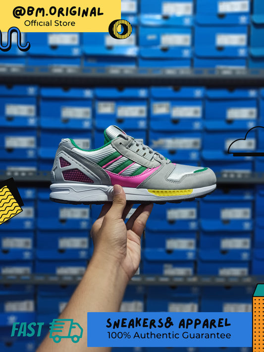 ADIDAS ZX 8000 Grey Two Court Green Screaming Pink IG3076