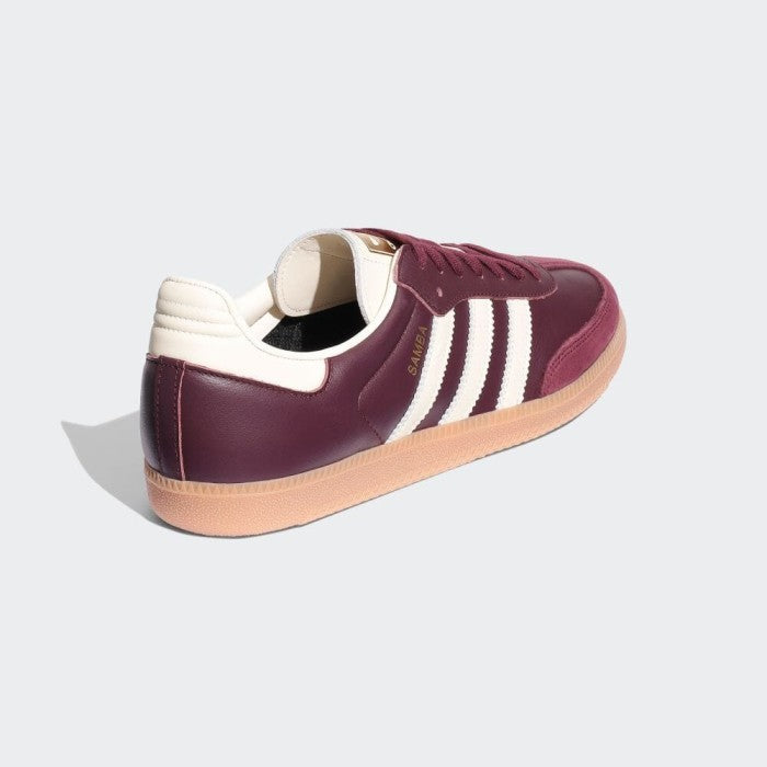 Adidas Samba OG Maroon Cream White Gold Metallic ID0477