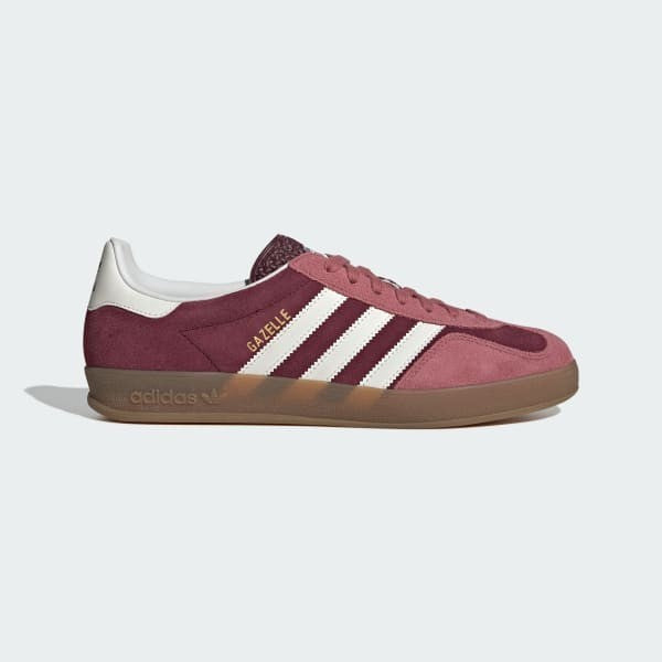 Adidas Gazelle Indoor Maroon Cloud White Preloved Crimson IF9647