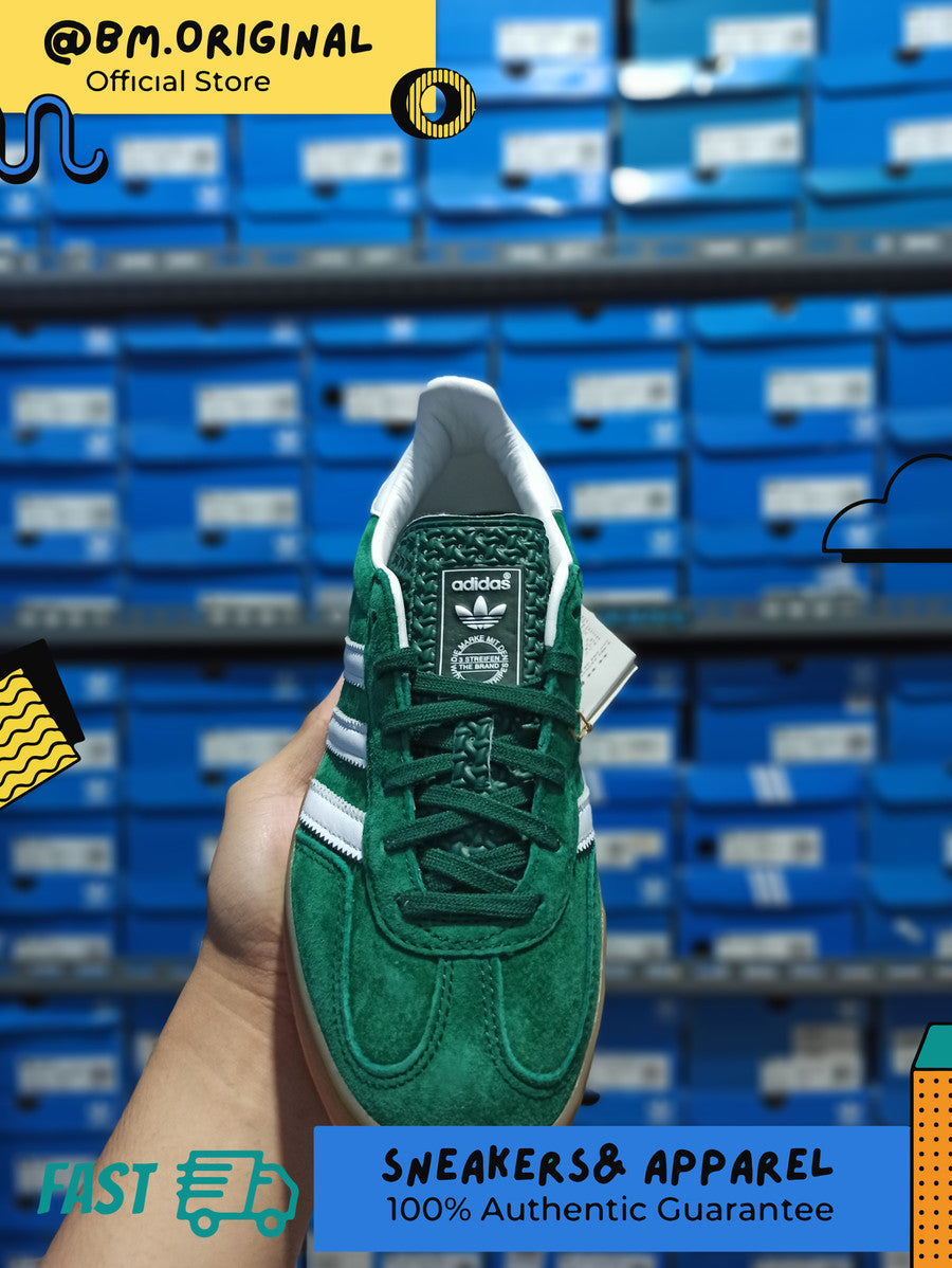 Adidas Gazelle Indoor Green Collegiate Green Cloud White Gum IG1596