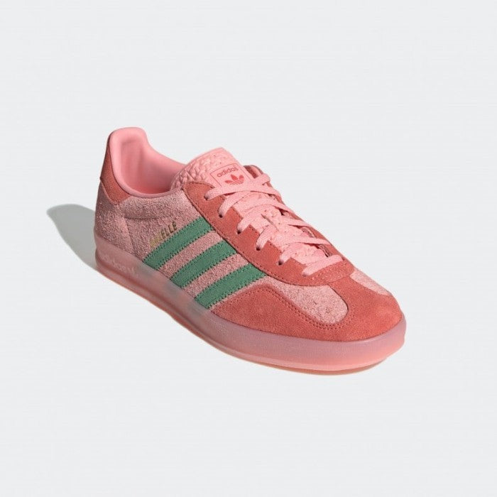 Adidas Gazelle Indoor Semi Pink Spark Preloved Green Preloved Scarlet IG6782