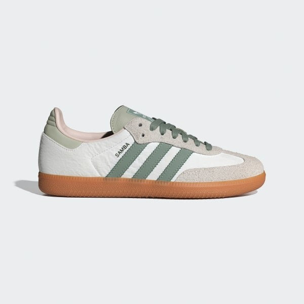 Adidas Samba OG Cloud White Silver Green Putty Mauve ID0492