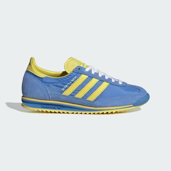 Adidas SL 72 OG x Sporty & Rich Real Blue Light Yellow Cloud White JH6701