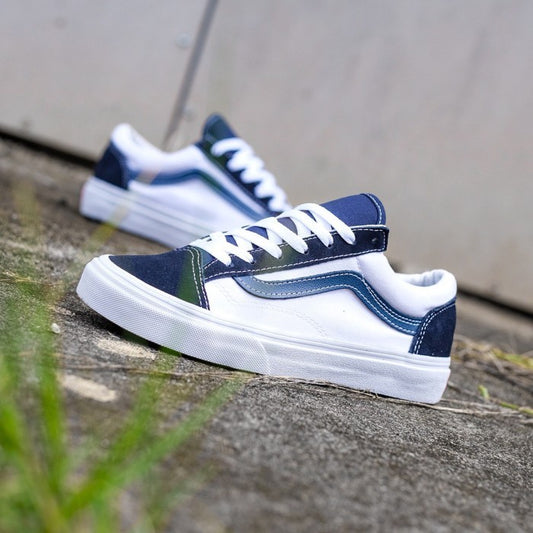 VANS STYLE 36 CLASSIC SPORT DRESS BLUE TRUE WHITE