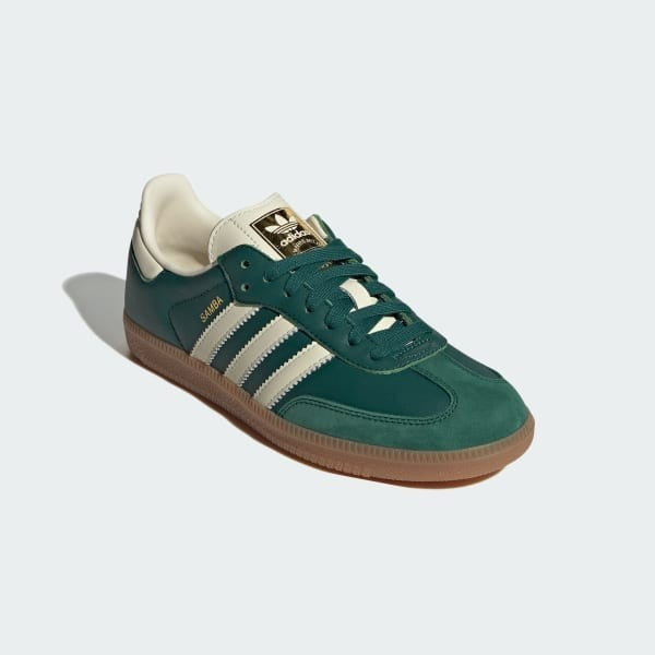 Adidas Samba OG Collegiate Green Cream White Gold Metallic IE0872