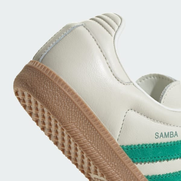 Adidas Samba OG Off White Court Green Hazy Green JI3906