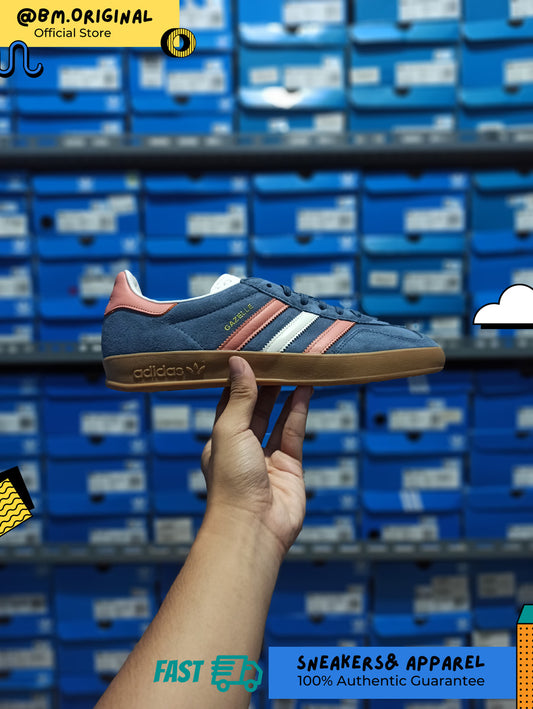 Adidas Gazelle Indoor Blue Almost Pink IG1640