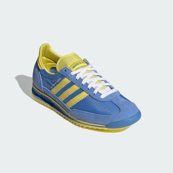 Adidas SL 72 OG x Sporty & Rich Real Blue Light Yellow Cloud White JH6701