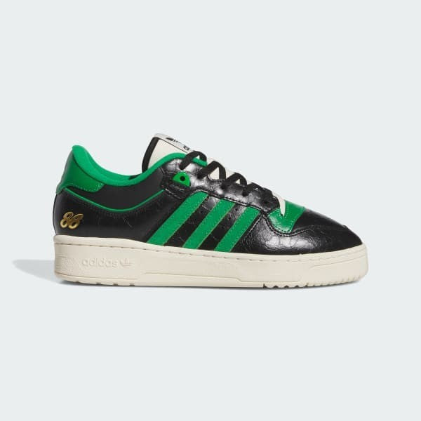 Adidas Rivalry 86 Low Core Black Green Cream White IE7160