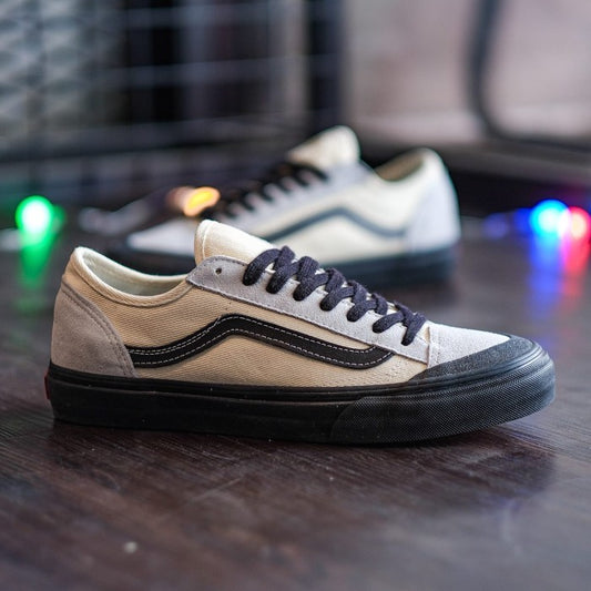 Vans Style 36 Decon SF Salt Wash Marshmallow Black