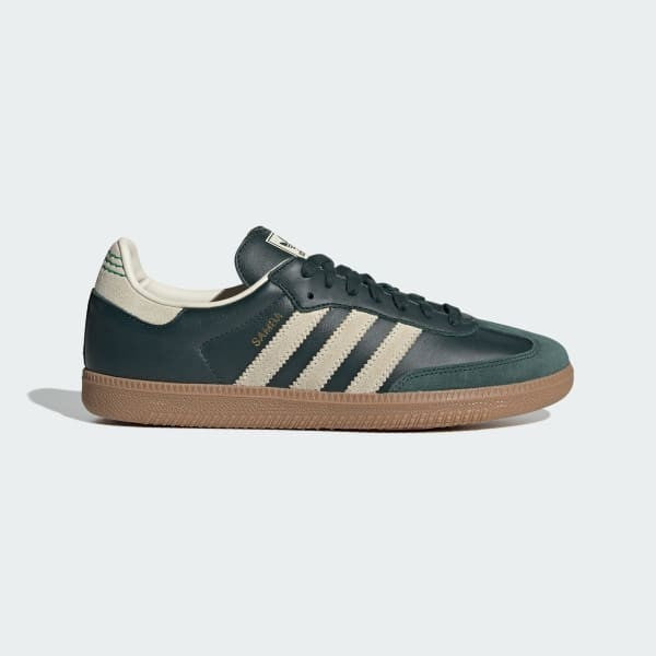 Adidas Samba OG Shadow Green Cream White Gold Metallic ID1483