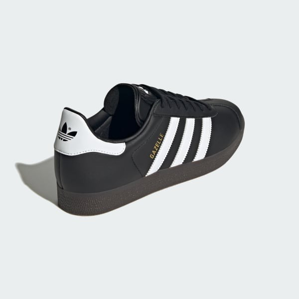 Adidas Gazelle Low Core Black Cloud White Gold Metallic IH2217