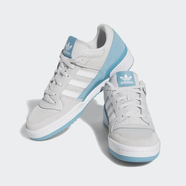 Adidas Forum Low Classic Grey One Cloud White Preloved Blue FZ6261