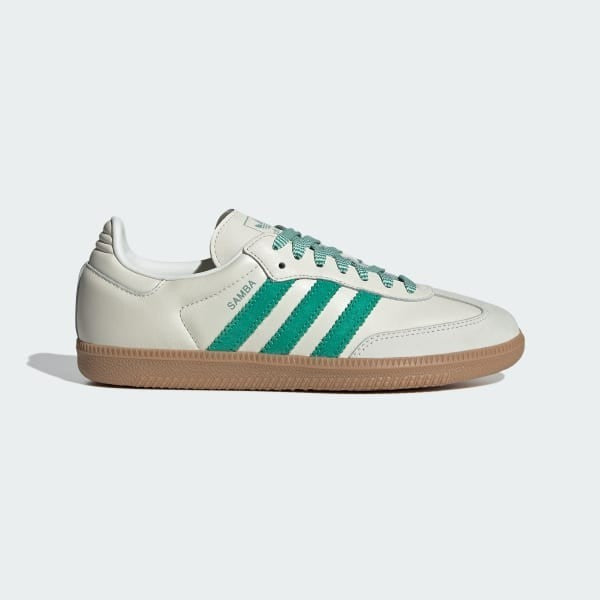 Adidas Samba OG Off White Court Green Hazy Green JI3906